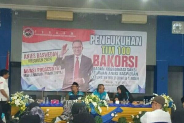 PERTAMA. Tim 100 Bakorsi Relawan ABW Tingkat Kabupaten Kota di Indonesia Terbentuk di Hulu Sungai Tengah
