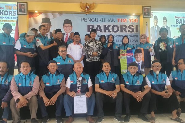 Pengukuhan Tim 100 Bakorsi Kota Yogyakarta Disaksikan Tokoh Senior Militansi Tinggi. Begini Pesannya