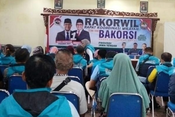 Apel Siaga 1 Bakorsi Jateng Gelar Rakorwil: Terus Bergerak Sampai Tingkat Desa, Optimis AMIN Menang di Jateng